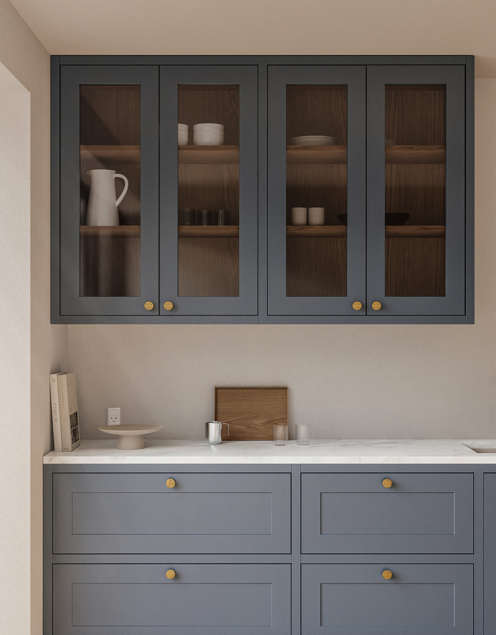 Snedkerkøkken på specialmål i modellen shaker