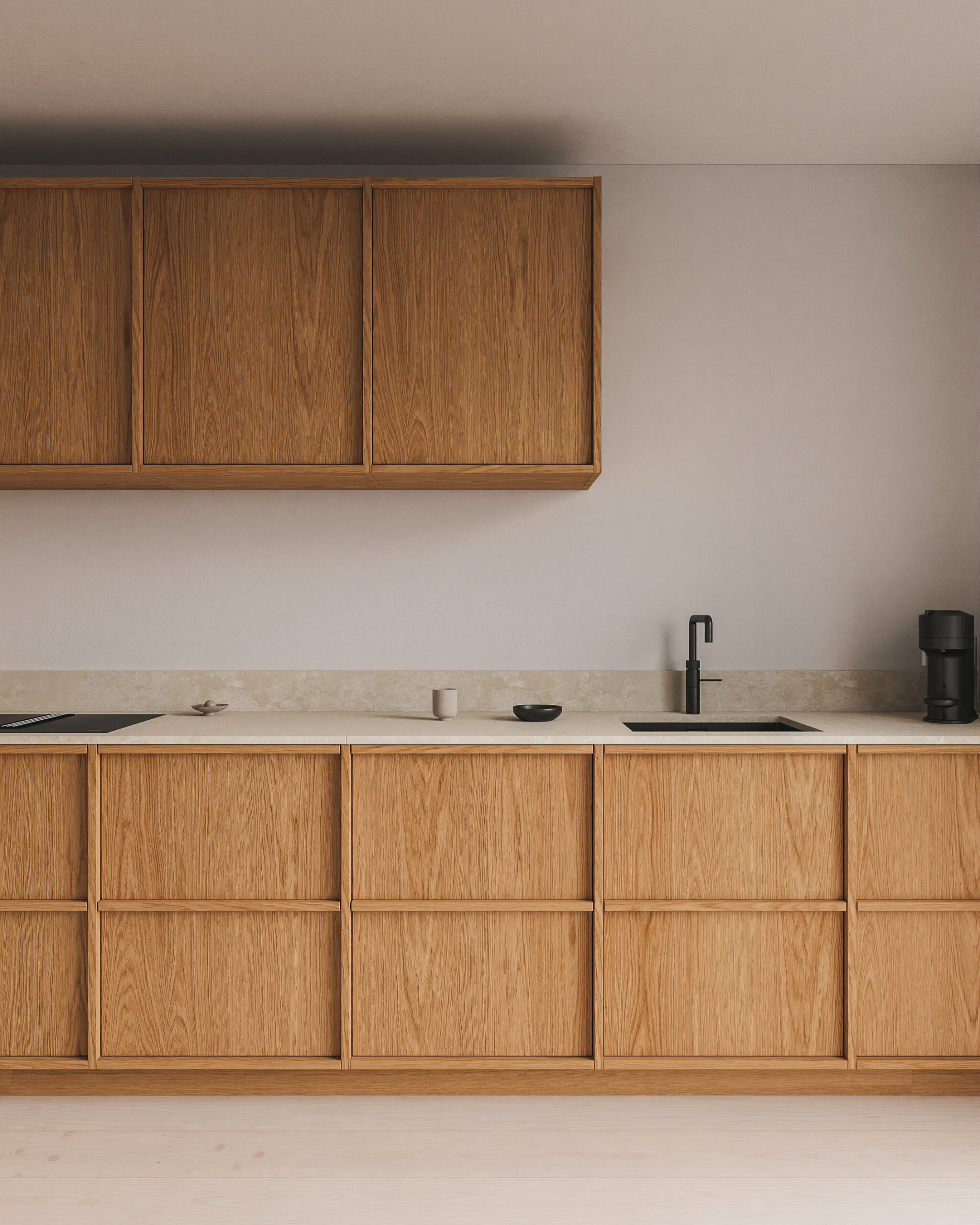 Skræddersyet køkken på specialmål i minimalistisk stil